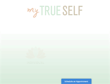 Tablet Screenshot of mytrueself.com